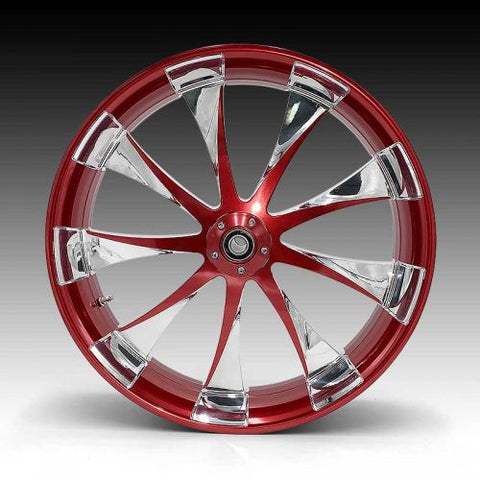 Lincoln Aztec Red  Phantom-Cut Wheels