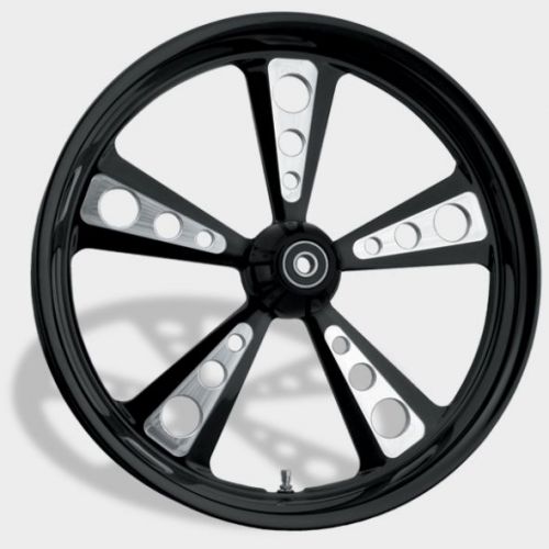 Fuelie Black & Sliver Phantom-Cut Wheels